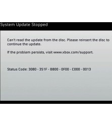 Slim Xbox 360 Failed Update Slim Xbox 360Microsoft