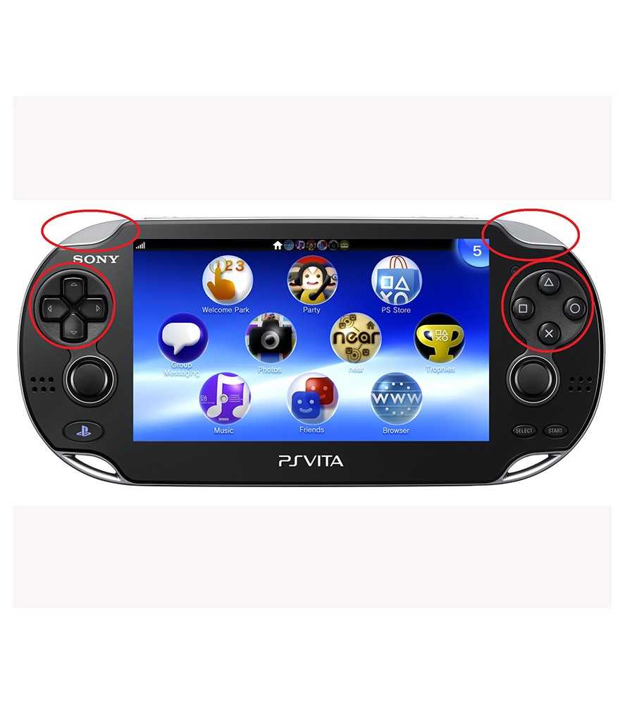 PS Vita 1000 Button repair PS Vita repairsSony