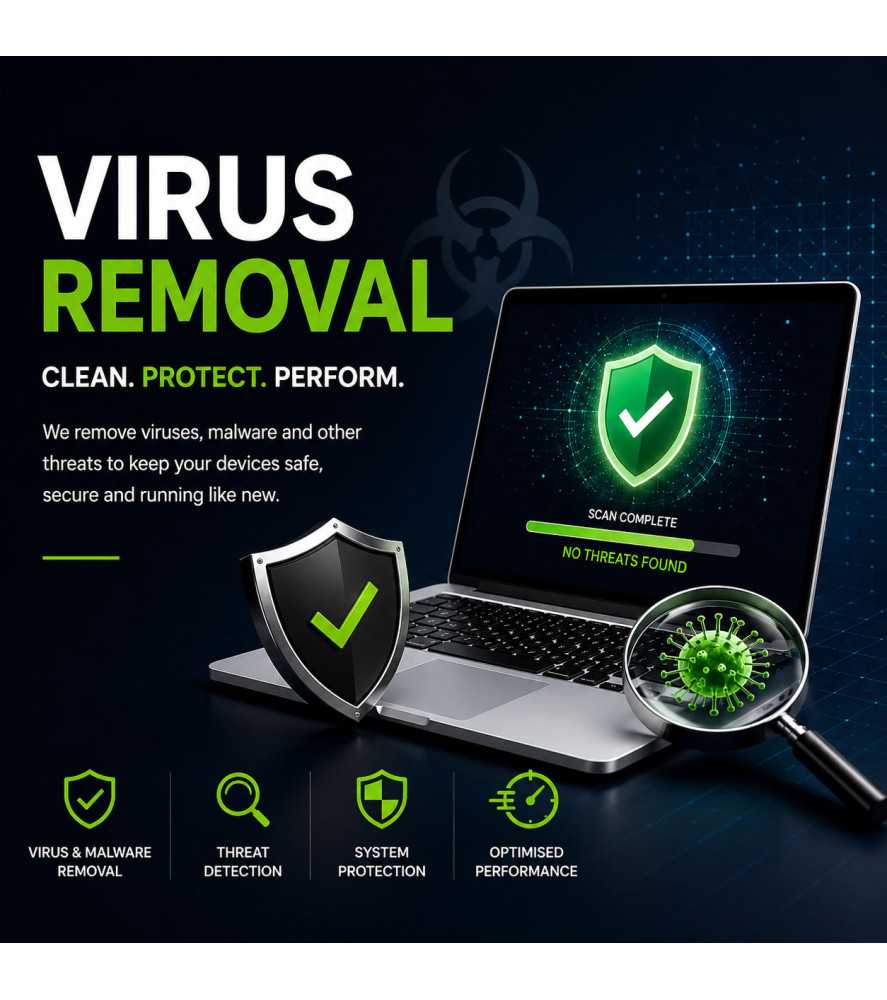 Laptop Virus, Malware & Trojan Removal Laptop Repairs