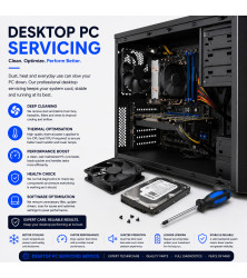 PC & Gaming PC Full Service – Cleaning & Thermal Paste Personal Computer (PC) Repairs