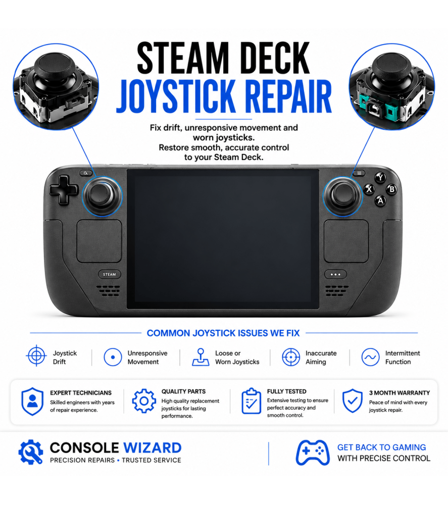 Steam Deck Hall Effect Joystick Repair & Upgrade Steam deckValve