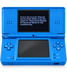 Nintendo DSi Application Error DSiNintendo