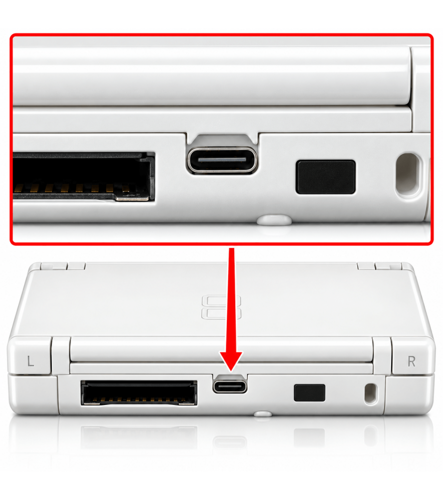 Nintendo DS Lite USB-C Charging Port Modification DS LiteSony