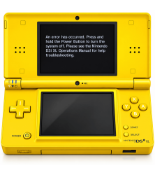 DSi XL Application Error Nintendo DSi XL RepairsNintendo