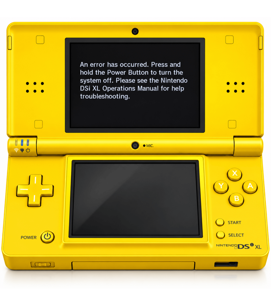 DSi XL Application Error Nintendo DSi XL RepairsNintendo