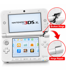 Nintendo 3DS XL Broken Hinge Repair Nintendo 3DS XL RepairsNintendo