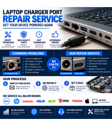 Laptop Charging Port Repair – DC Jack & USB-C Laptop Repairs