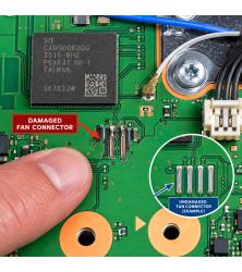 PS5 Slim Fan Connector Motherboard Repair PS5 Slim Repairs
