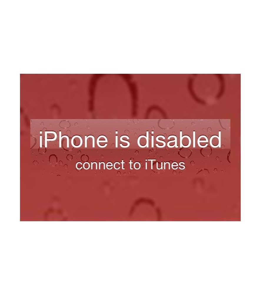 Iphone 5C Disabled - Forgotten Password Iphone 5CApple